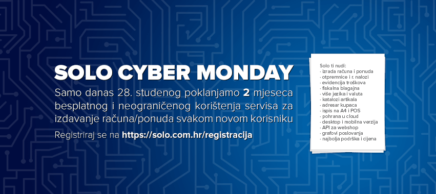 Solo Cyber Monday